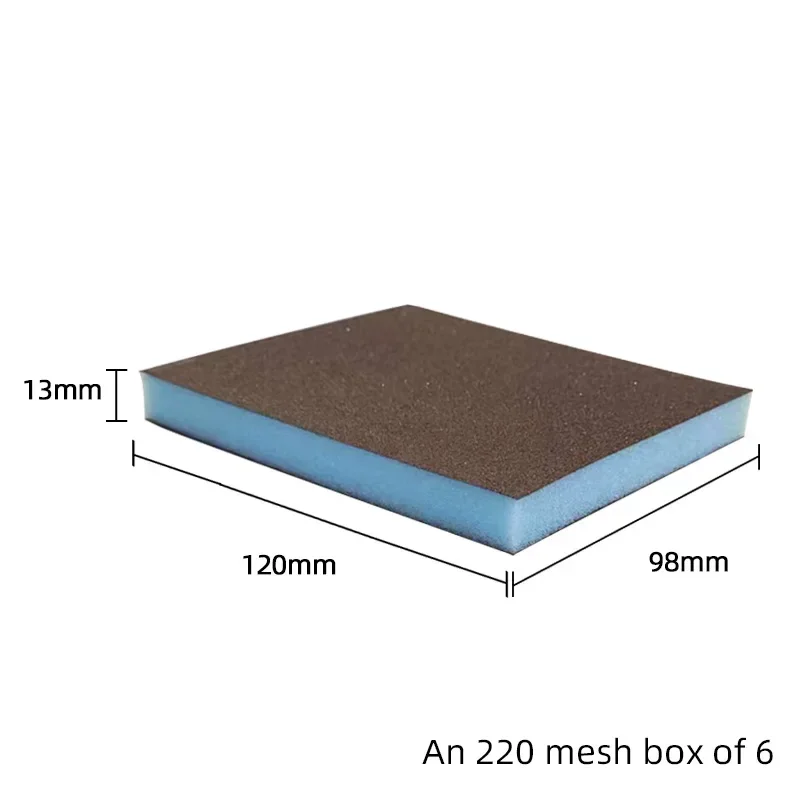 FESTOOL Sponge Sandpaper Car Polish sandpaper Paint Plastic Sanding Polishing Super Soft Double-sided Hand Grinder 220/800 Grit