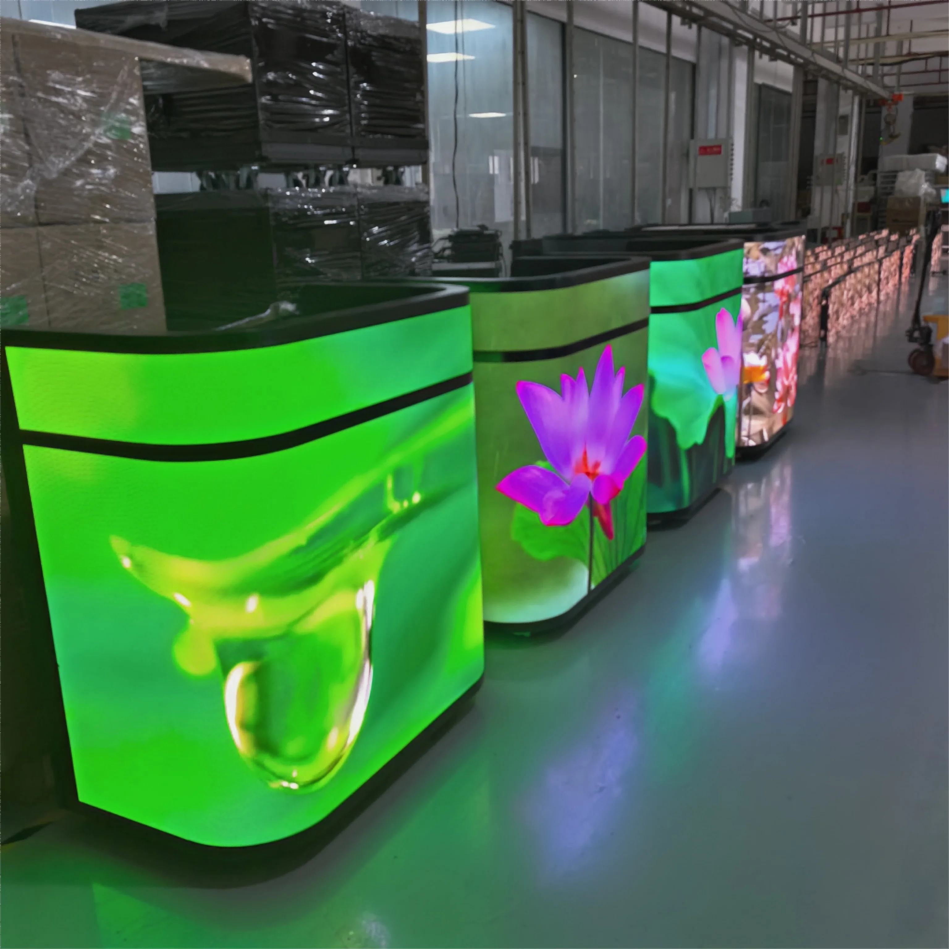 Private Label ABS Transparent Dome Warm Glow Hotel Bar Tabletop Promotion Luxury Liquor Display Bottle Base Light Customized