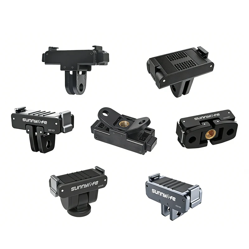 Base Magnética para DJI Osmo Nano / Action 6, Adaptador Magnético, Suporte de Montagem, Expansão para Bastão de Selfie, Tripé, Acessórios para Câmera