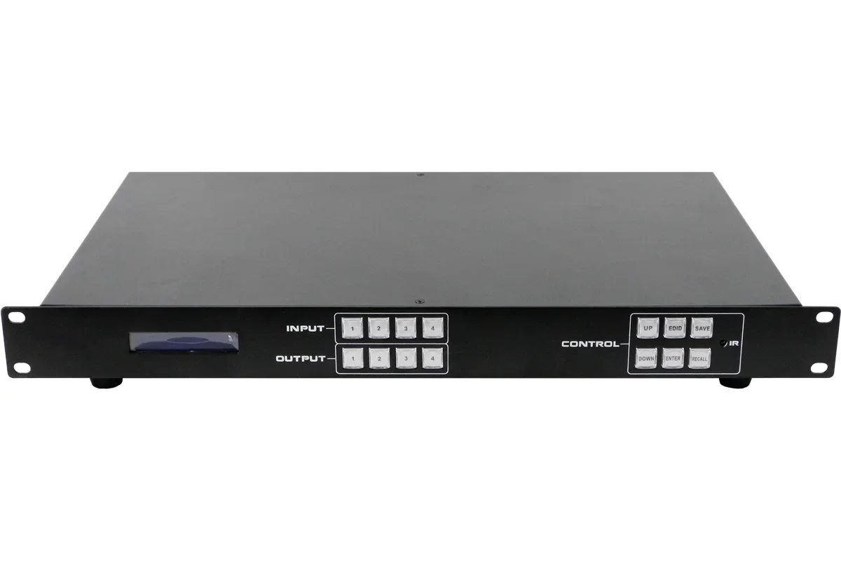 2021 Powerful performance ip qam modulator for hotel use 4K 30hz 4x4 HD MI Matrix Switcher