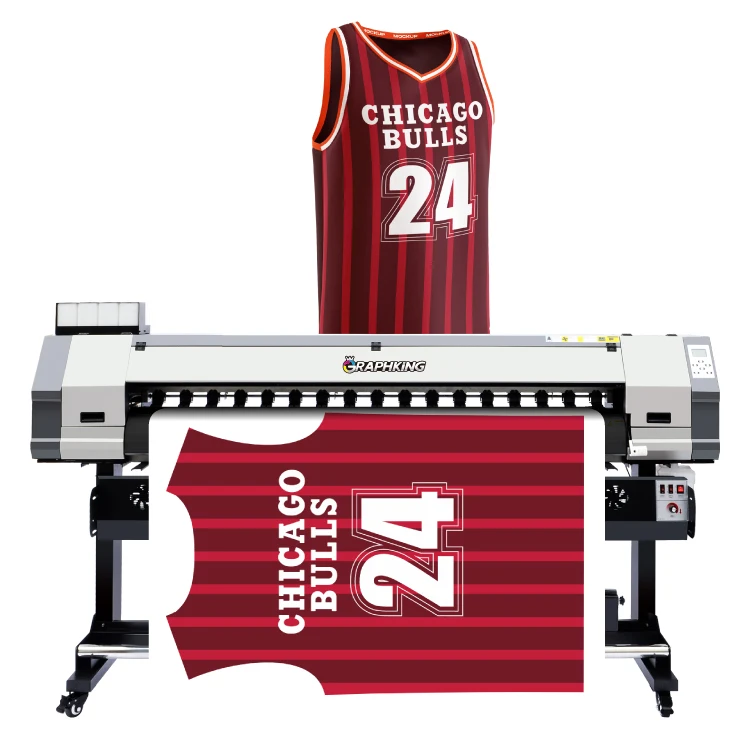 OYLP Sublimation Plotter Graphking Brand Wide Format 1.6m Dye Sublimation Transfer Paper Printer with Eps Xp600/i3200 Printhead