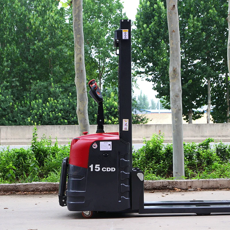 Best Selling Counterbalance Electric Stacker 1500kg 2000kg Self Propelled Stacker Pedestrian Stacker
