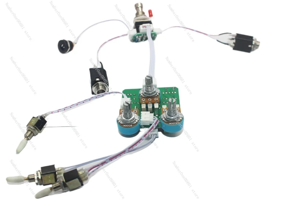 Guitarra elétrica Overdrive Circuit Board, Stompbox Sobrecarga, Aplicável ao Manual, TS808 TS9