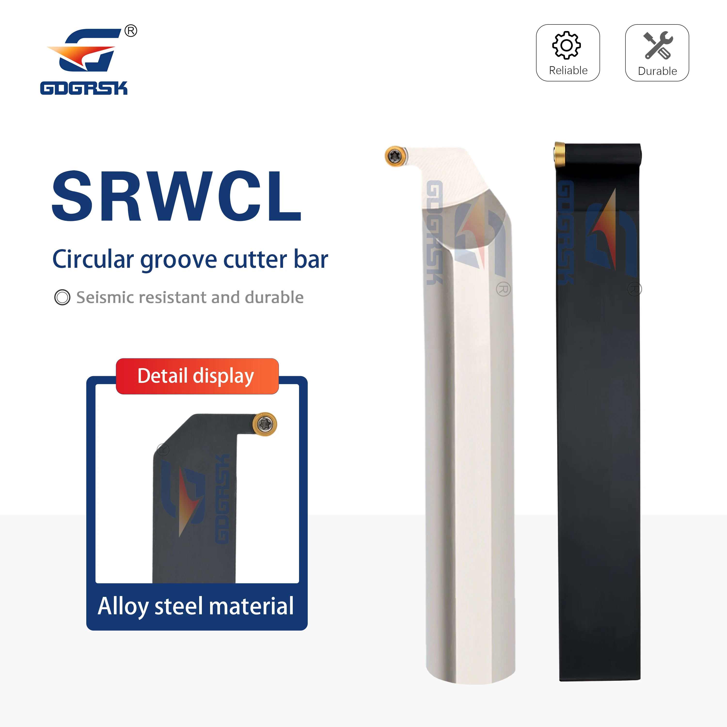 Horizontal Seven Shaped Elongated With Curved Slot Cutter Bar SRWCL/SRIVR SRWCL2020K06T10 Horizontal Pull Large Cut Deep Cut