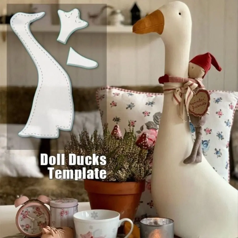Transparent Ducks Decor Template Set DIY Handicraft Patchwork Ruler Template Quilting Ruler Reusable Handmade Products