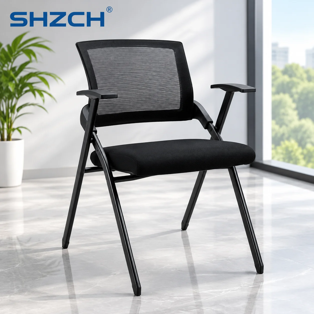 Conference Room Folding Training Chair Education Training Institution Learning Chair Mesh Breathable Staff Office Computer Chair