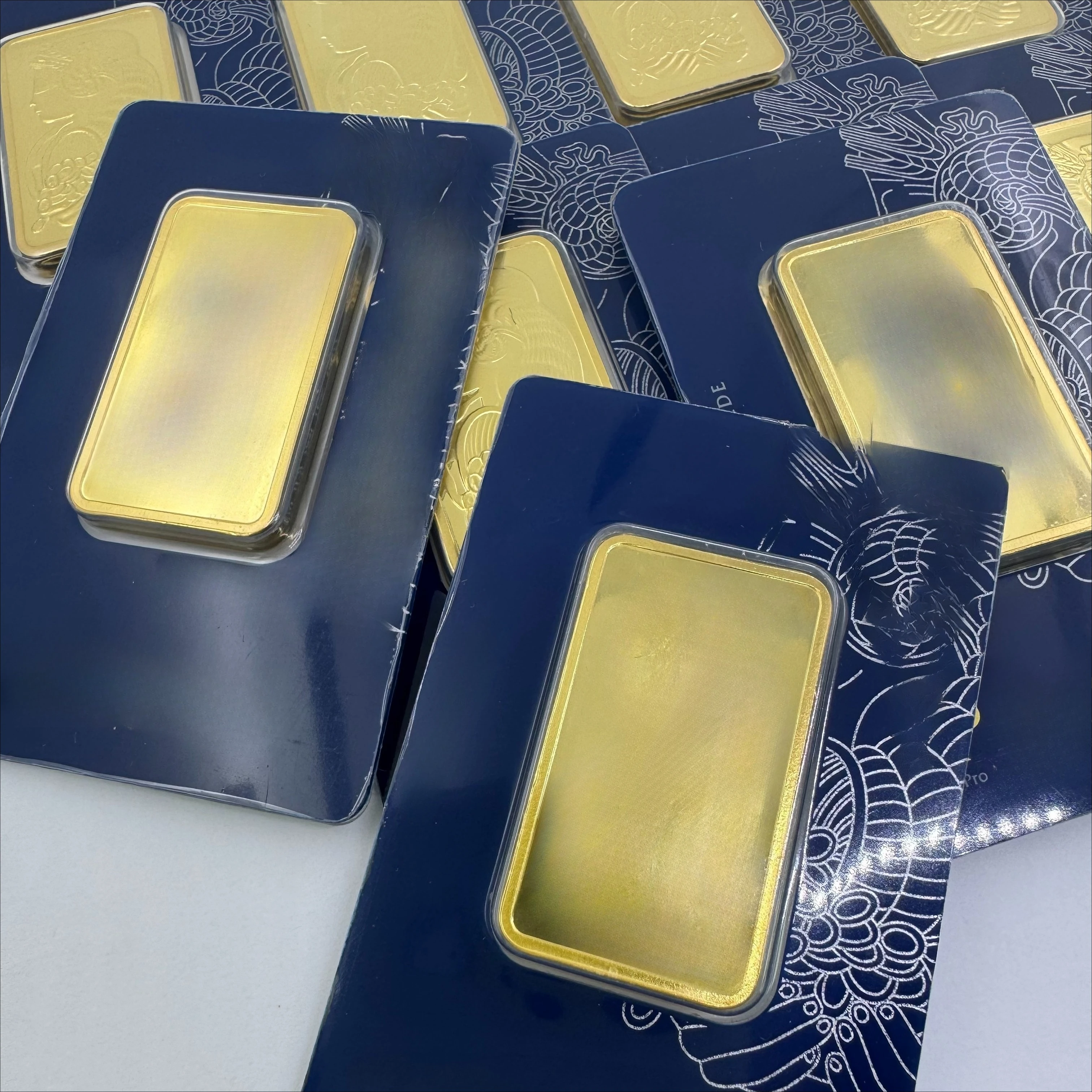 31g Swiss Lady Fortuna Gold Plated Brass Bullion Bar Sealed Pack Wealth Goddess Deep Embossed Collectible for Souvenir Gift