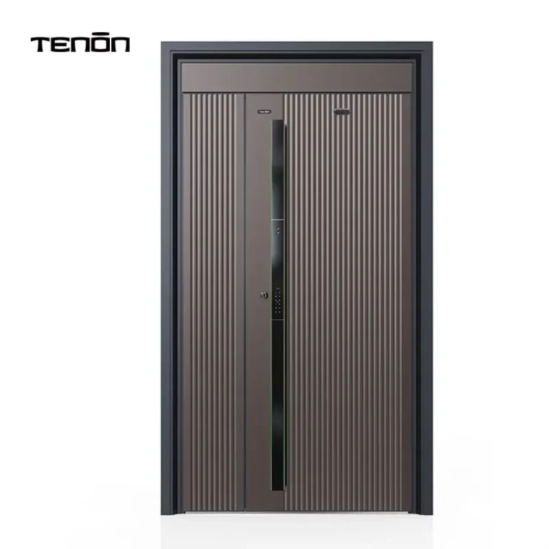 TENON Intelligent Security Fingerprint 3D Face Recognition Smart Lock Automatic Tuya NFC Wifi Front Entry Smart Door Lock Set