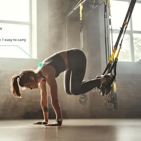 New Fitness Suspension Hanging Training Fitness Strength P3 Hanging Trainer Adjustable Yoga Belt Wall Mounted Sports Belt Yoga