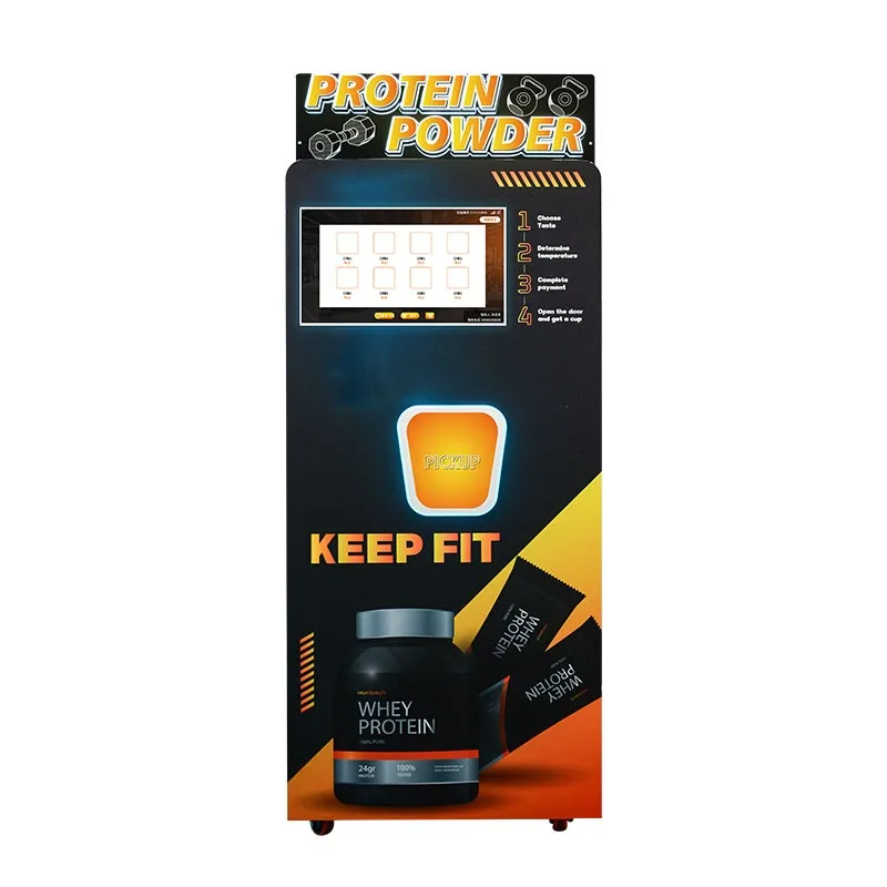 FL Customized Wholesale Automatic Gym Protein Powder Vending Machine with Powder Dispensing for Fitness Center