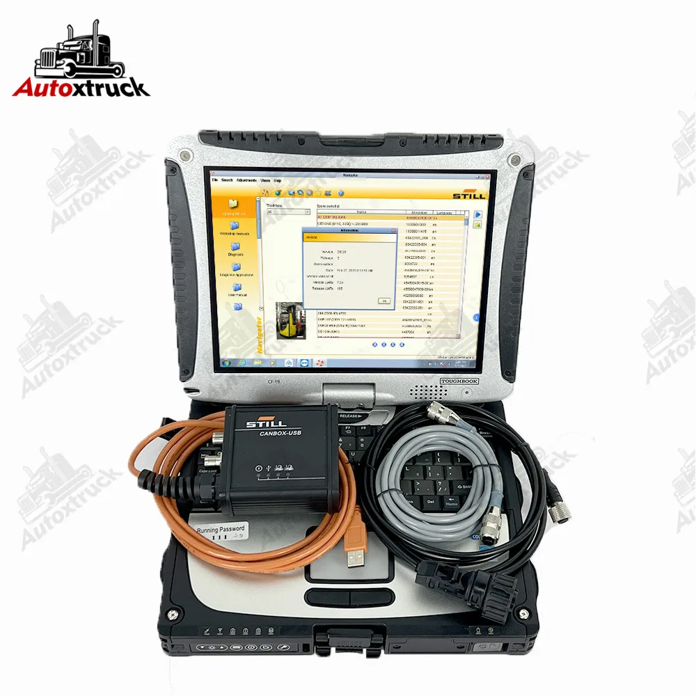 

CF19 Laptop For Still Incado Box Diagnostic Kit Still canbox STILL 50983605400 diagnostic cable Forklift Scanner Tools