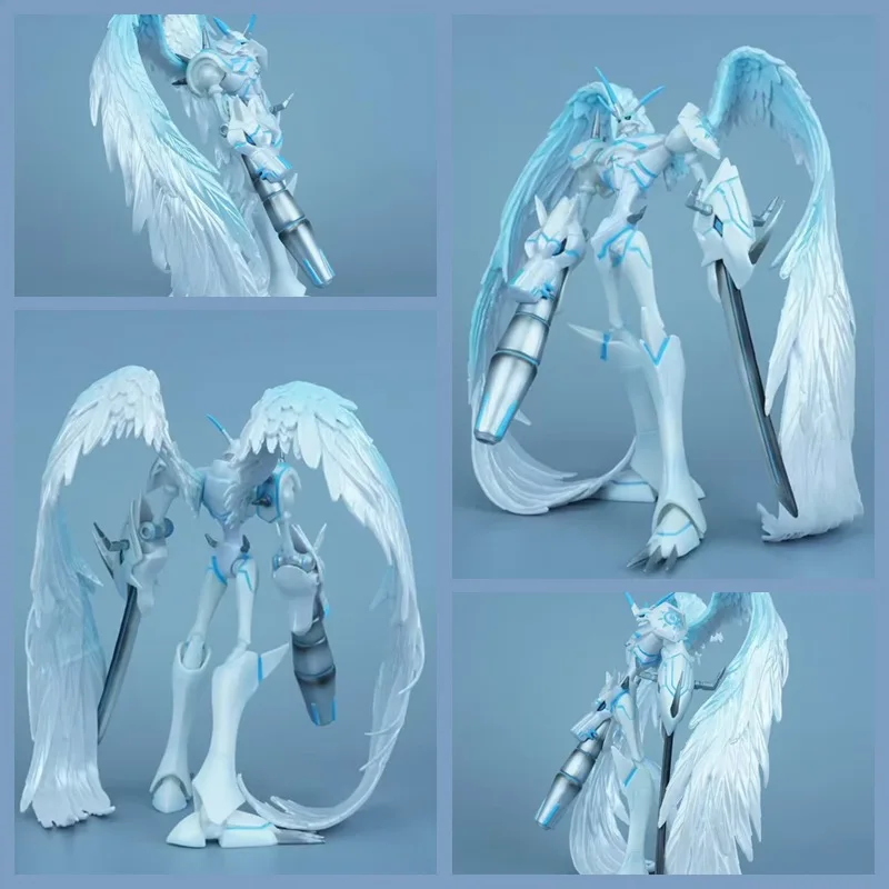 Figura de 20 cm/7.87 pulgadas de Digimon Adventure, Omegamon en Modo Misericordioso, Figuras de Acción de Digimon, Estatua de PVC, Modelo Coleccionable, Juguetes, Regalos
