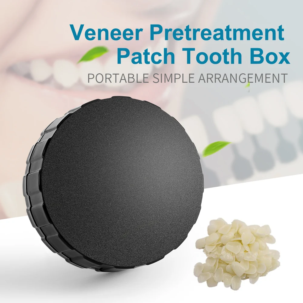 AZDENT Dental Veneer Pretreatment Patch Tooth Box All Ceramic Denture Storage Portable Arrangement Cleaning