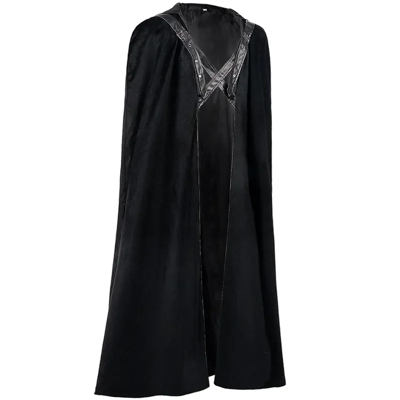 

Men Cloak Hooded Cape Party Vintage Halloween Trench Stage Medieval Cosplay Costumes Dark Medieval Renaissance Cloth Lugentolo