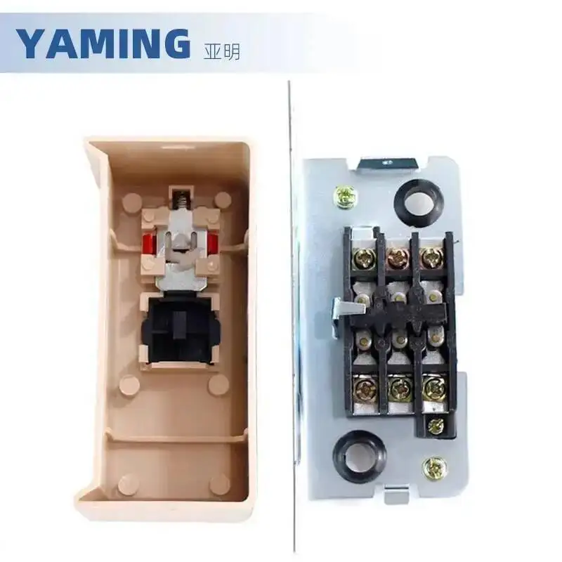 ON-OFF Two Position Push Button Switch LAK-10 Start Stop Flush Mounted For Sewing Machine 10A 380V 220V