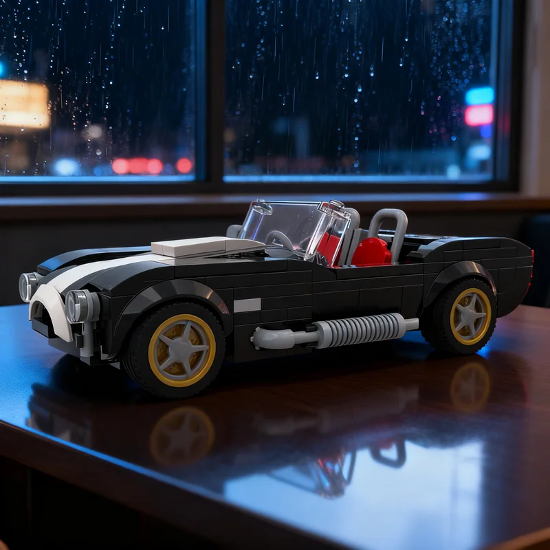 

255pcs MOC AC Shelby Cobra City Champions Model Building Blocks DIY Gift Creative Collectible Display Decor Premium Adult Kids