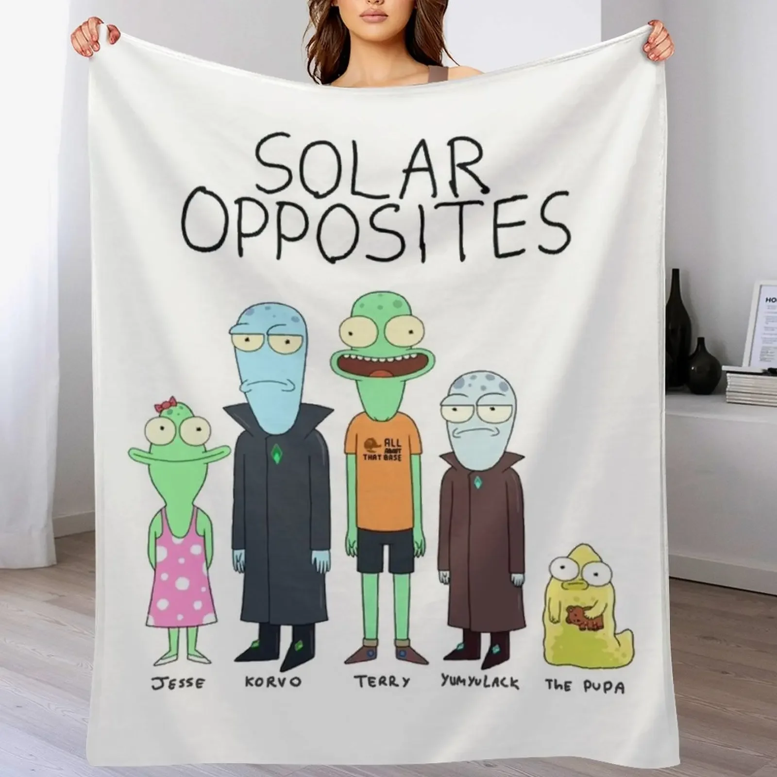 

Solar Opposites Throw Blanket Single Beach christmas decoration Moving Blankets