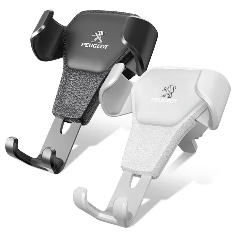 Gravity Car Mount GPS Mobile Phone Holder Vent Clip Installation for Peugeot 308 206 207 407 607 108 208 301 Wheel Center Caps