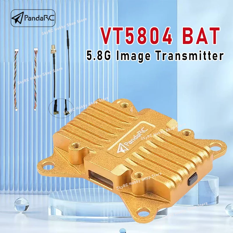 

VT5804-BAT PandaRC Panda 5.8G Передача изображения 2,5 Вт Высокомощная фиксированная передача крыла Traverser OSD Тюнинг