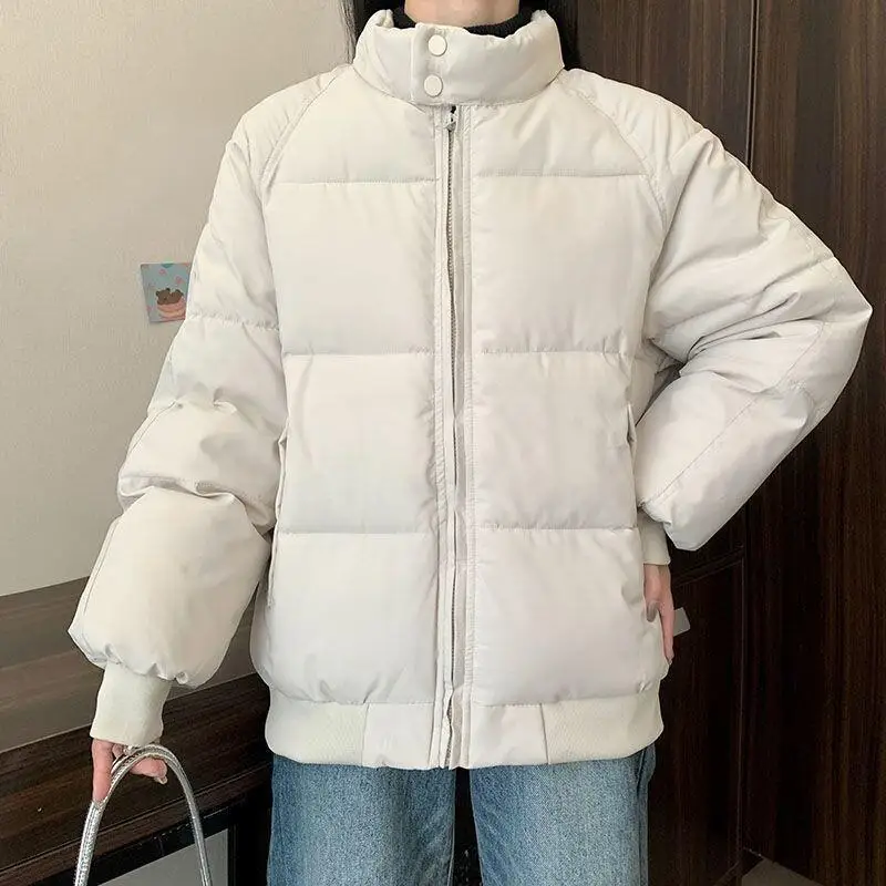 

down Women's Clothing cotton-padded jacket girl winter clothing new model student loose thicken keep warm coat