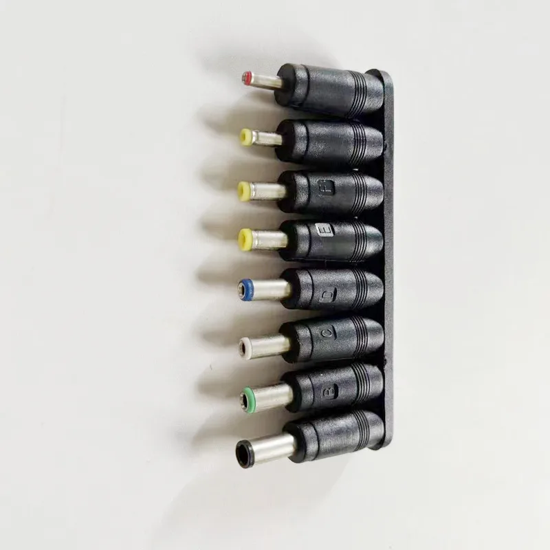 العالمي تيار مستمر موائم مصدر تيار موصل التوصيل مع 8 قطعة تيار مستمر مختلف ذكر 5.5X2.1 مللي متر محول الطاقة تحويل المكونات