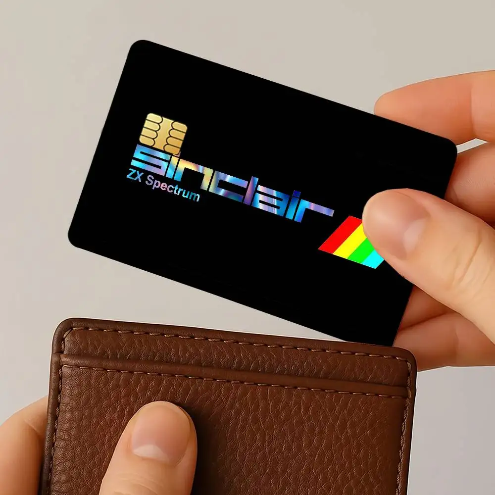 Product Sinclair ZX S-Spectrum Laser Reflective Card Skin Sticker For Debit Credit Card