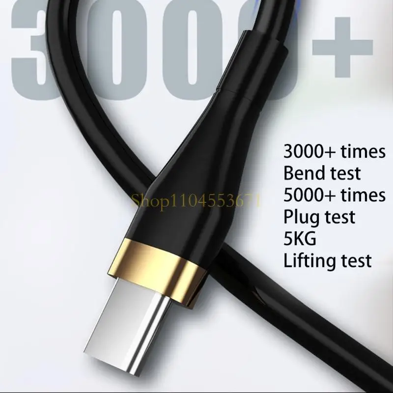 

Best Seller Dual Port Type C Splitter Charging Cable 5A Gifts for Family Mother Dad