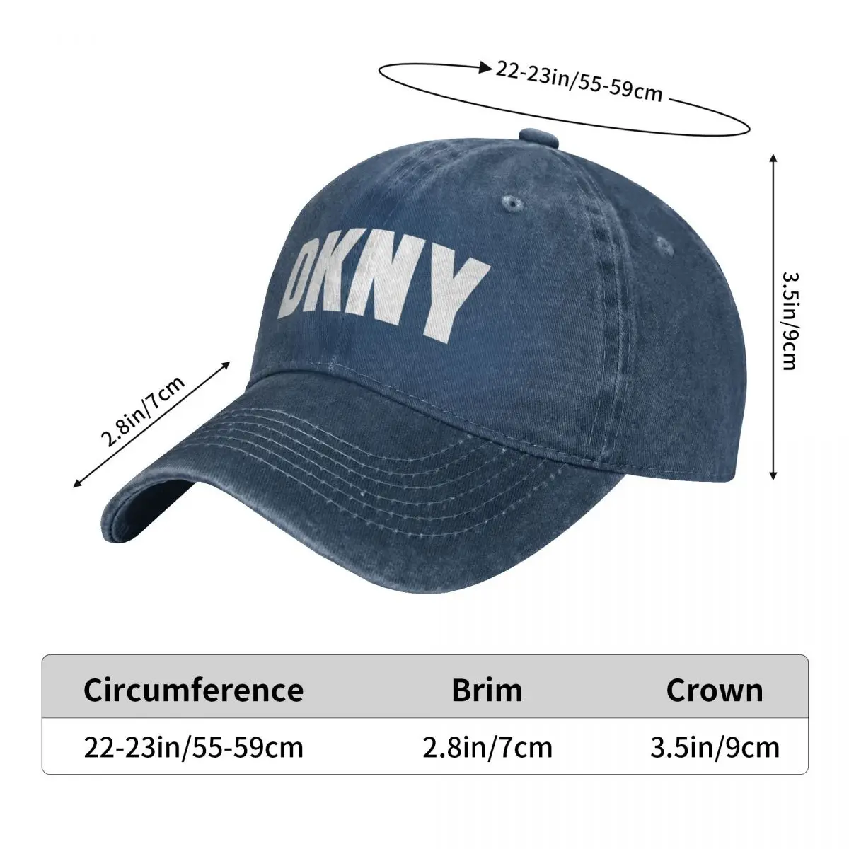 Fashion DKNYs Accessories Men Women Baseball Caps Distressed Denim Caps Hat Vintage Outdoor Running Golf Adjustable Casquette