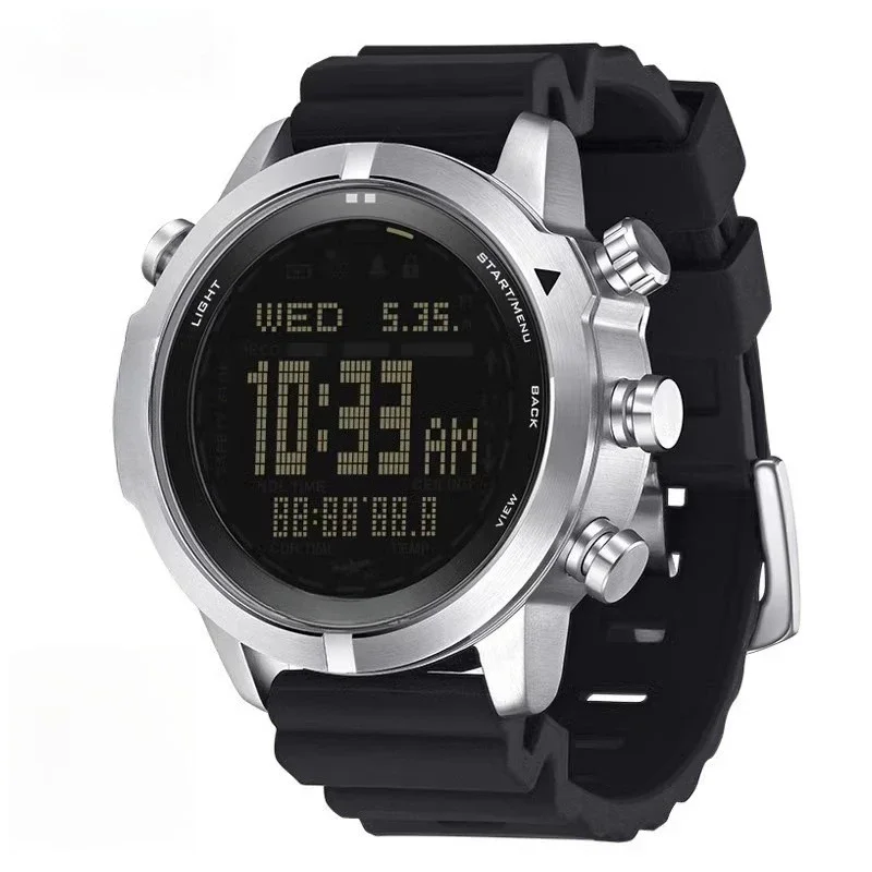 Swimming and diving computer watch, waterproof scuba altitude barometer, outdoor sports watch