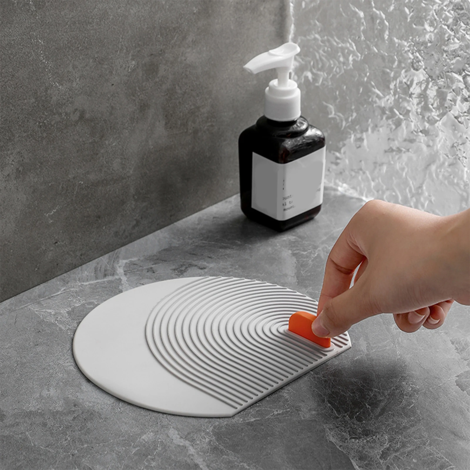 Cubierta de sellado de tapones de pelo, PVC suave duradero, antiolor, creativo para cocina, baño, suministros para el hogar, tapón de drenaje