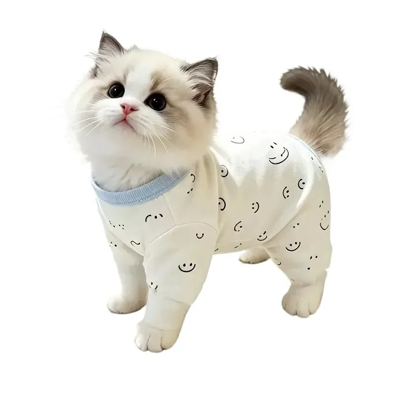 Warm Cat Clothes Autumn Winter Four Legged Pet Dog Puppy Gold Gradient British Short American German Belly Protection
