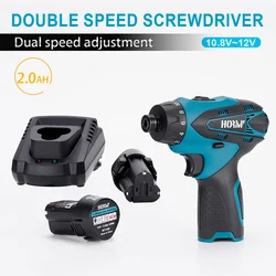 12V Electric Screwdriver Drill Impact Driver Adjust Torque Drill Driver With 2000mAh For Makita Battery DIY Power Tool