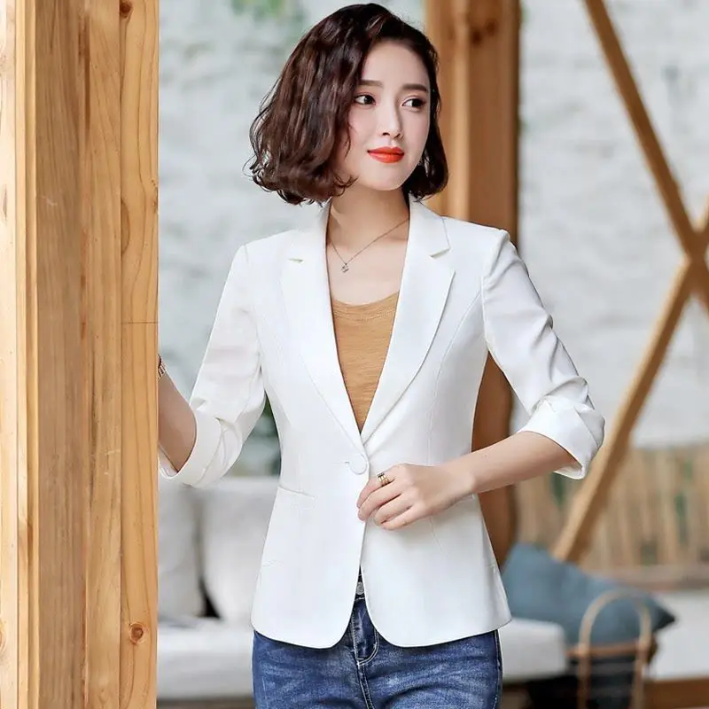 سليم صالح ort المرأة عارضة ملابس خارجية المهنية رقيقة Svel أعلى Bla Ele الخريف Faion الصين الصنع