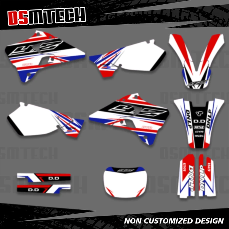 

DSMTECH Motorcycle New Style Team Graphics Backgrounds Decals Stickers Kits For Yamaha YZ125 YZ250 1996-2001 YZ125 YZ250