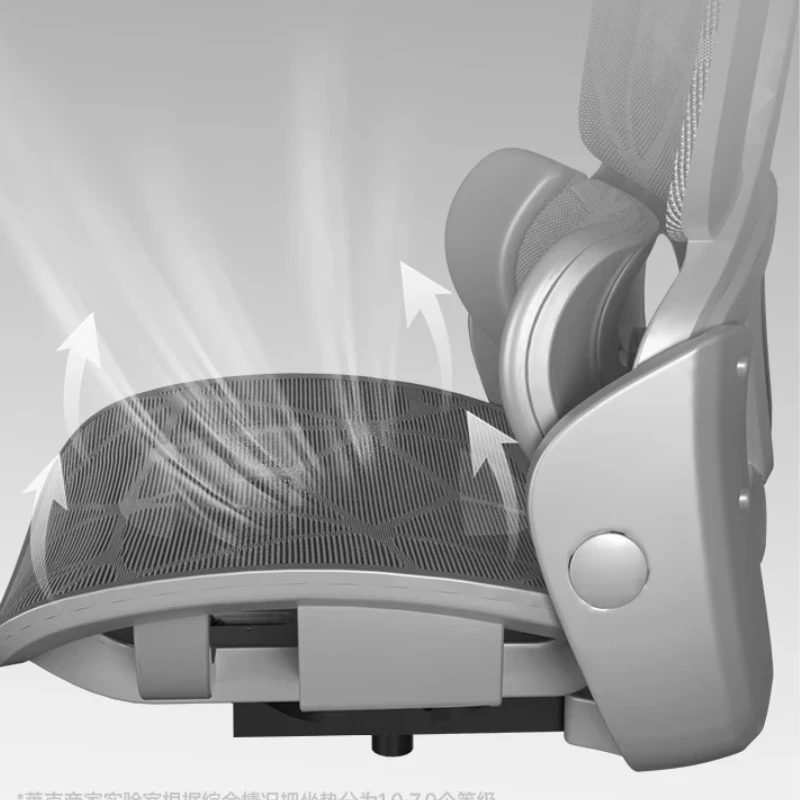 كرسي مريح من سيلا مريح لأثاث المكاتب بدواسة عجلات كرسي مريح لدعم الظهر 8D مسند ذراع آلي 360 ° دوران #6