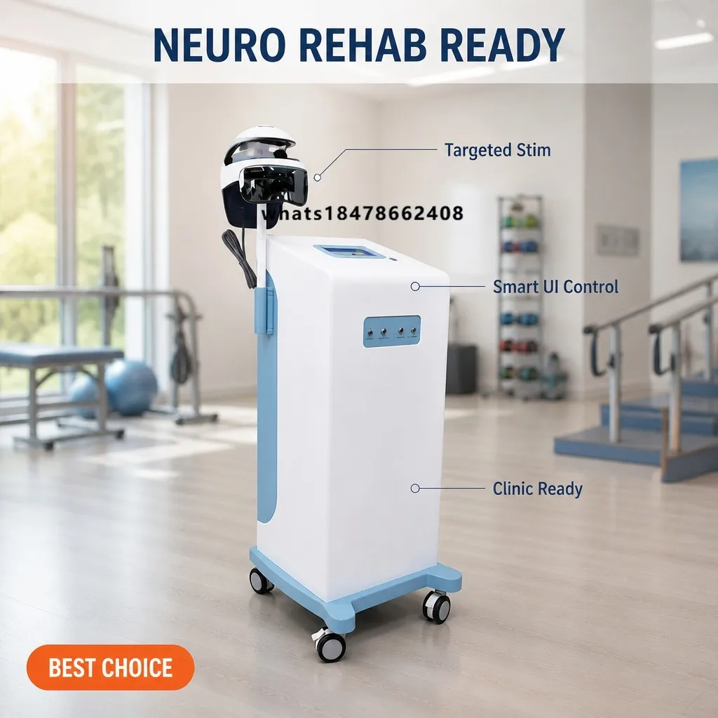 Transcranial Magnetic Stimulator Non Invasive Magnetic Electro Vibration Therapy Device Electric Clinic Equipment