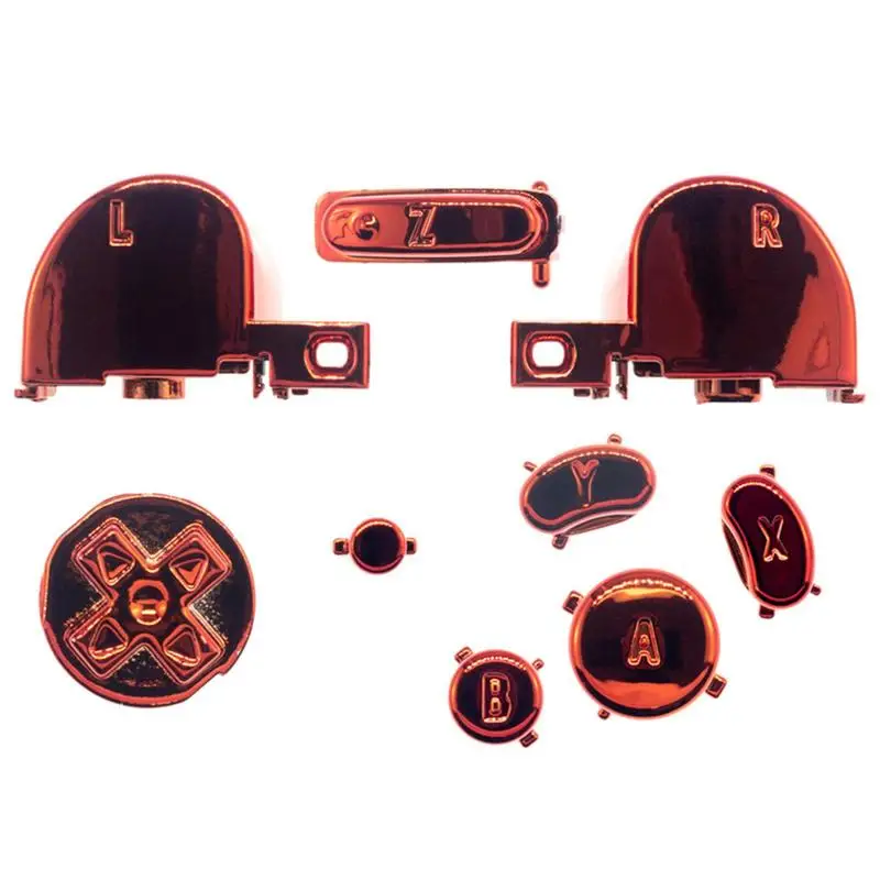 Full Set L R ABXY Z Keypads Buttons Mod Replace Dpad ABXY Trigger Parts For Game Cube Game Cube Controllers H8WD