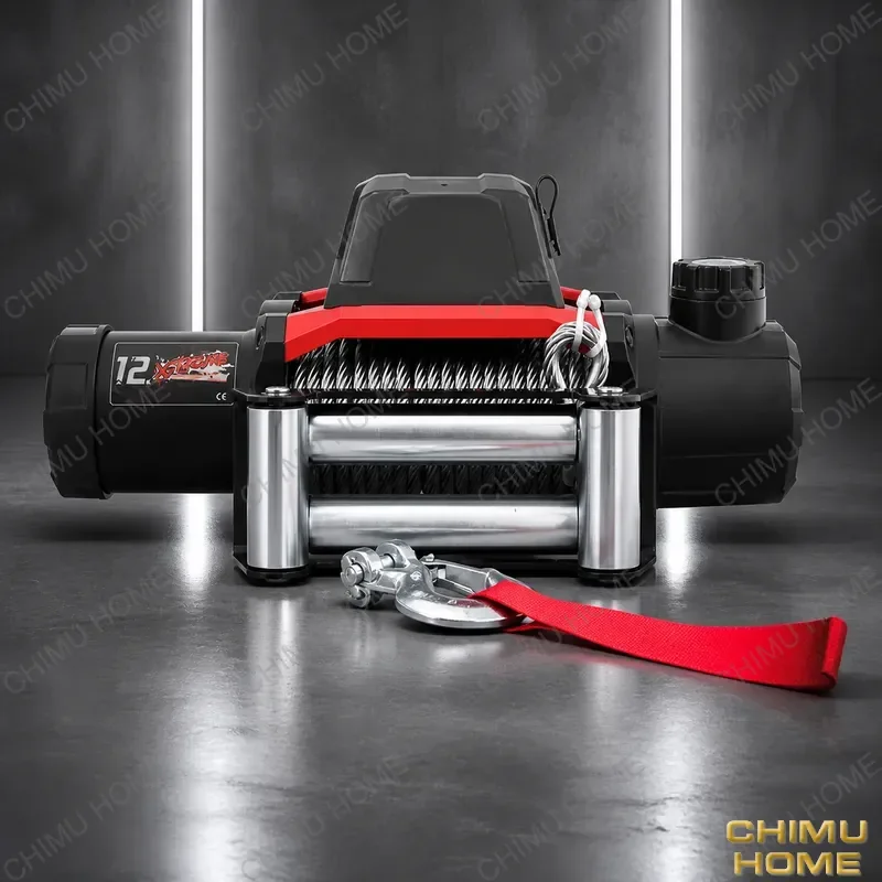 【CHIMU HOME】8000lb Electric Winch 12V with 400A Relay & Steel Rope Wireless Remote for Jeep Truck SUV Off-Road