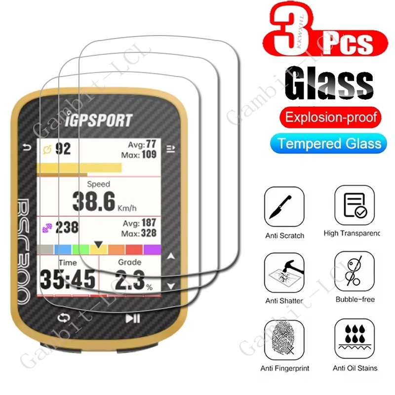 3PCS Tempered Glass…