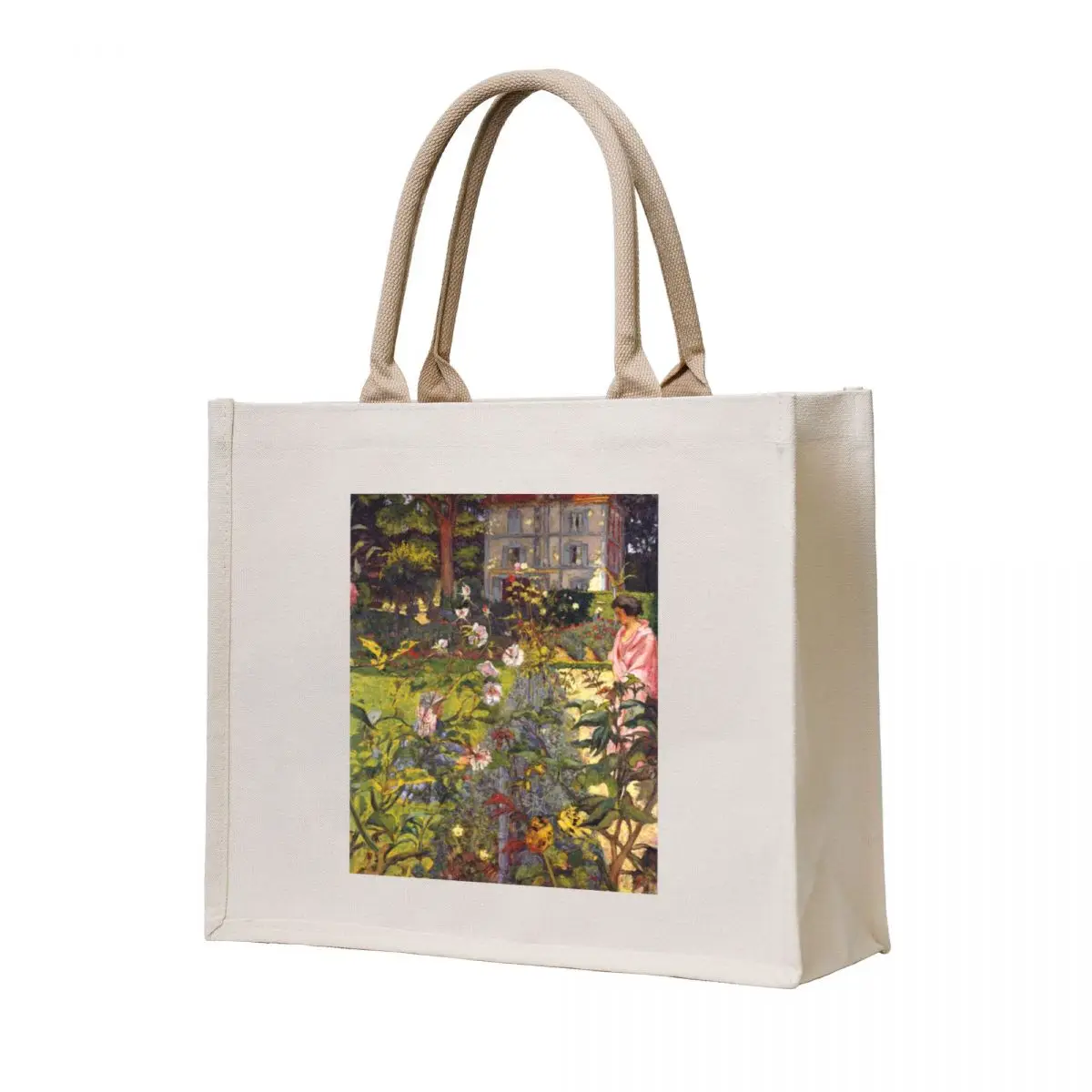 

édouard Vuillard - Garden at Vaucresson Tote Bag tote bags cloth bags reusable shopping bags Portable shopping bag