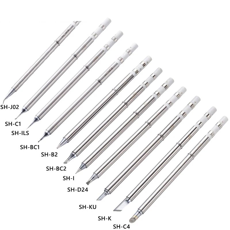 Puntas de soldador SH72 originales, calentador de repuesto, puntas de soldadura, cabezal de cincel B2, BC1, BC2, C1, C4, D24 K, I, Ku, ILS, J02