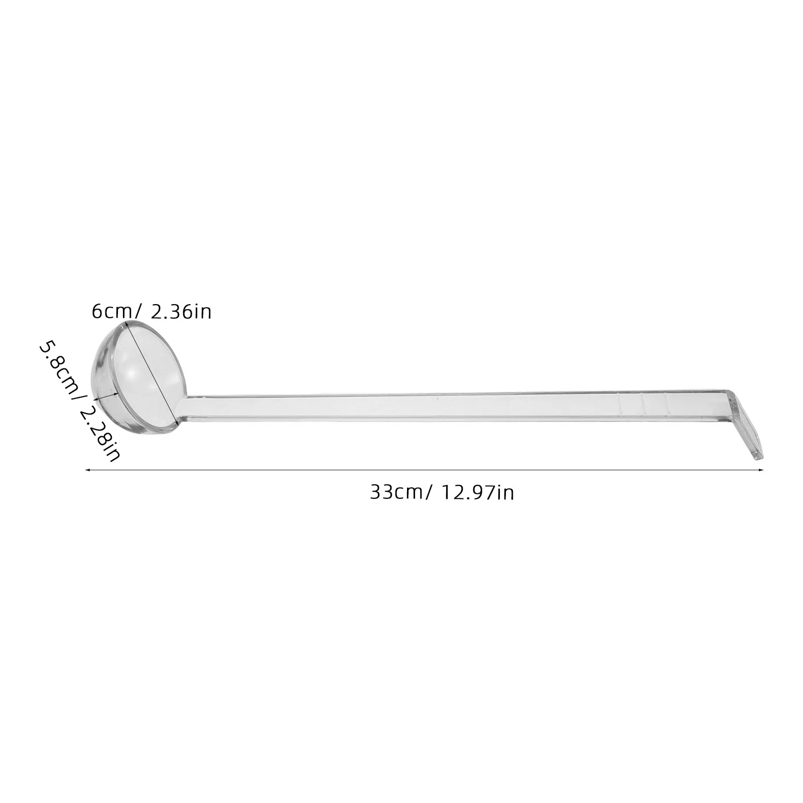 3Pcs Punch Bowl Ladle Plastic Beverage Server 13 Inch Long Handle Clear Drink Scoop Spoon Party Serving Ladle for Cocktails