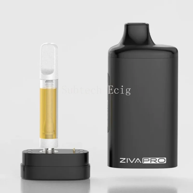 Yocan-Zilva Pro Vape Mod Phreat Battery ، قلم مبخر قابل لإعادة الشحن ، شاشة OLED ، هيكل ألومنيوم لعربات الخراطيش ، 10 ts