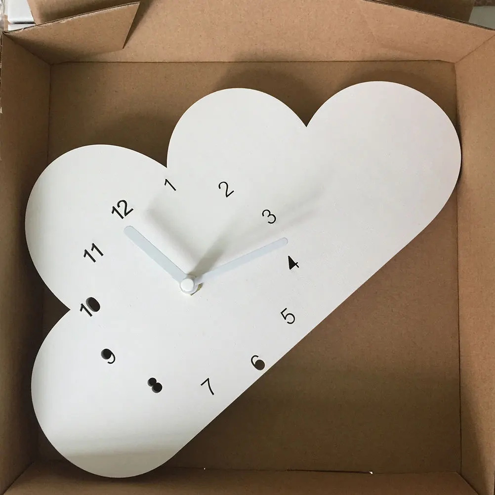 

DIY Cartoon Wall Hanging Clock Silent Sweep Ideal for Kindergarten Classroom Bedroom Cartoon Wall Clock