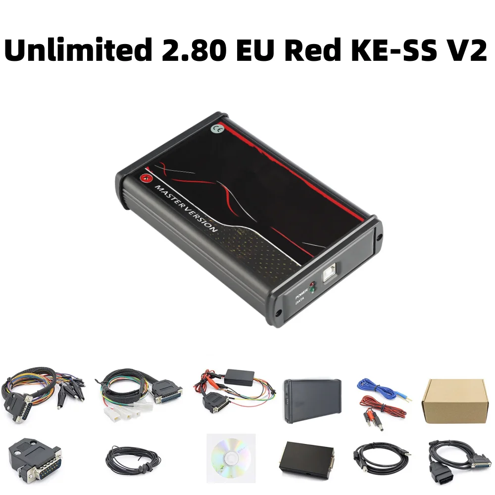 KESS Ecu Chip Tuning pour KESS V5.017, en ligne V2 v2.80, accessoires de voiture, pigments Pcb rouges, outils de mise à niveau de puissance, pièces