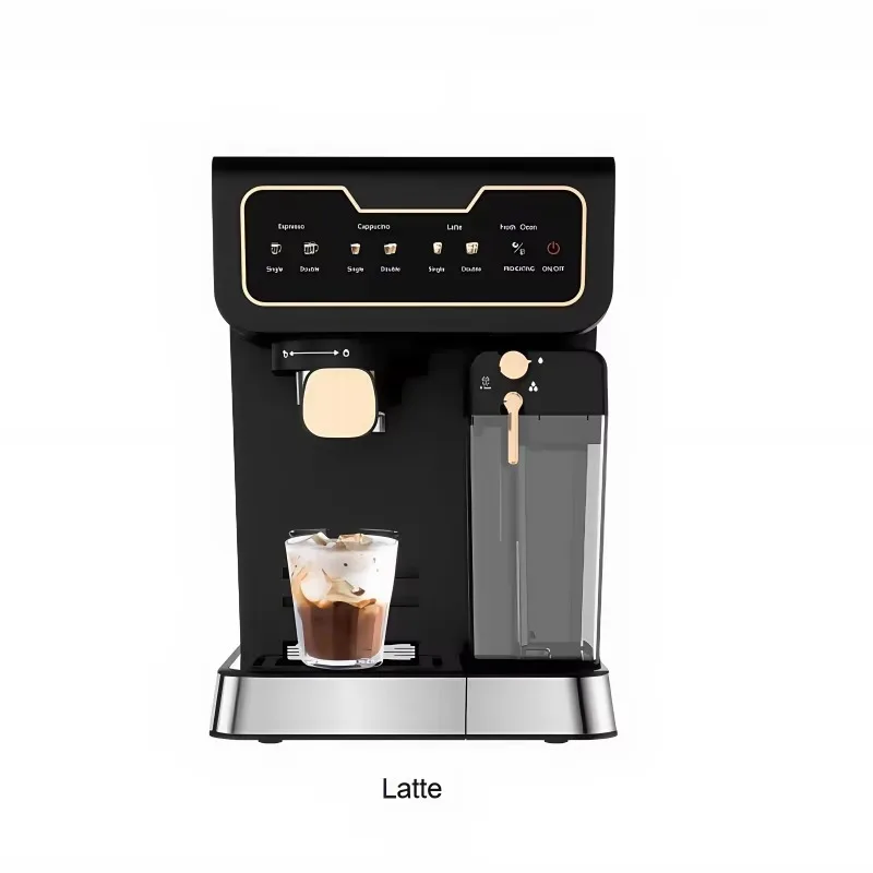 

Home Office Espresso Machine Semi-Automatic with Steam Milk Foam Compliant with European and American Regulations