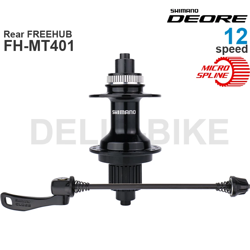 SHIMANO DEORE Hub HB-MT410 HB-MT410-B Rear FREEHUB FH-MT401 FH-MT410-B 12 Speed  MICRO SPLINE  original