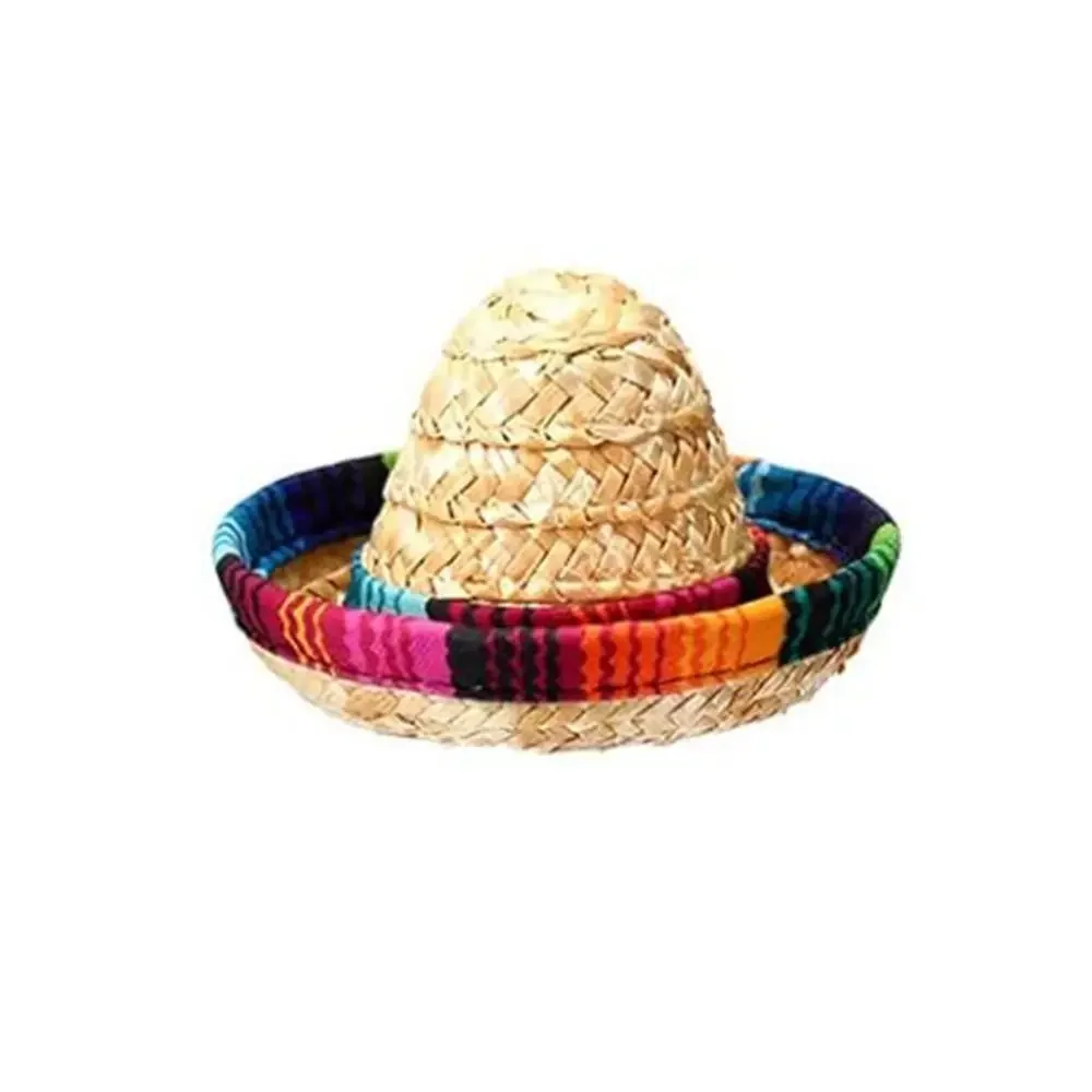 Lot De 6 Mini Chapeaux Sombrero Mexicains – Miniatures Mignonnes Fiesta, Décorations Cinco De Mayo, Anniversaire Enfants, Chats & Chiens, Carnaval