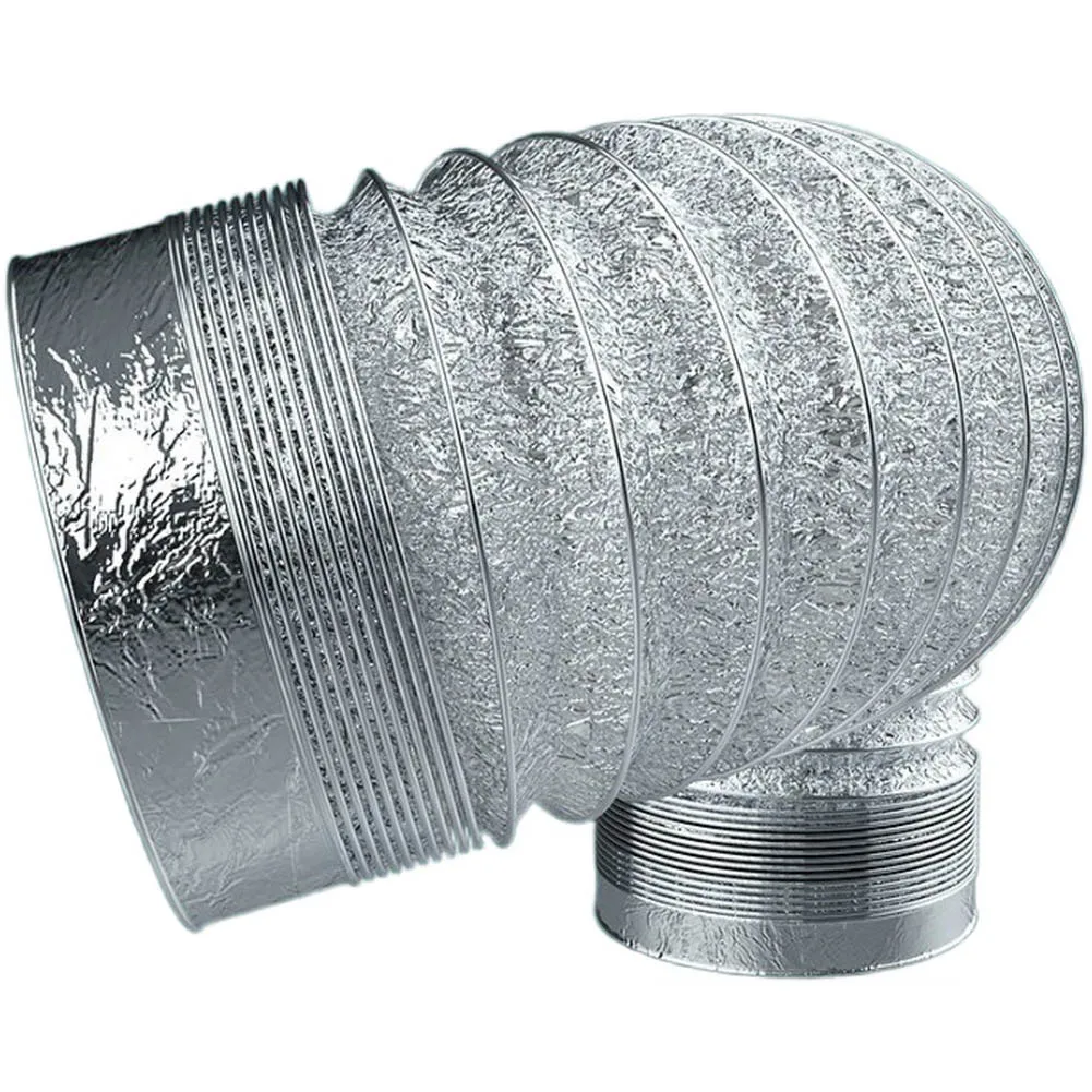 Telescoping 2m Ventilation Hose 150mm Diameter with Smooth Interior for Easy Maintenance and Debris Prevention