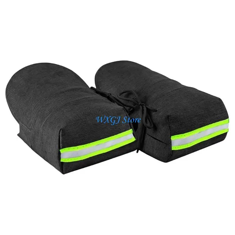 

37JE Windproof Motorcycle Handle Covers with Soft Lining Insulated Motorcycle Handlebar Gloves for Enhances Riding Experience
